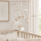 Felt Baby Mobile - Bunnies - Che Cose Belle