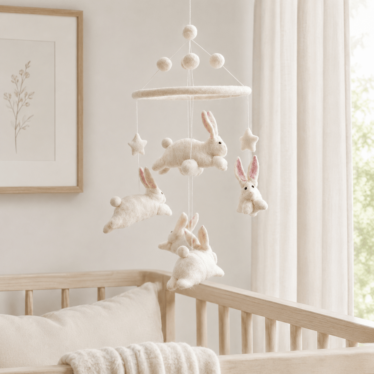 Felt Baby Mobile - Bunnies - Che Cose Belle