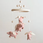 Felt Baby Mobile - Flying Pig - Che Cose Belle