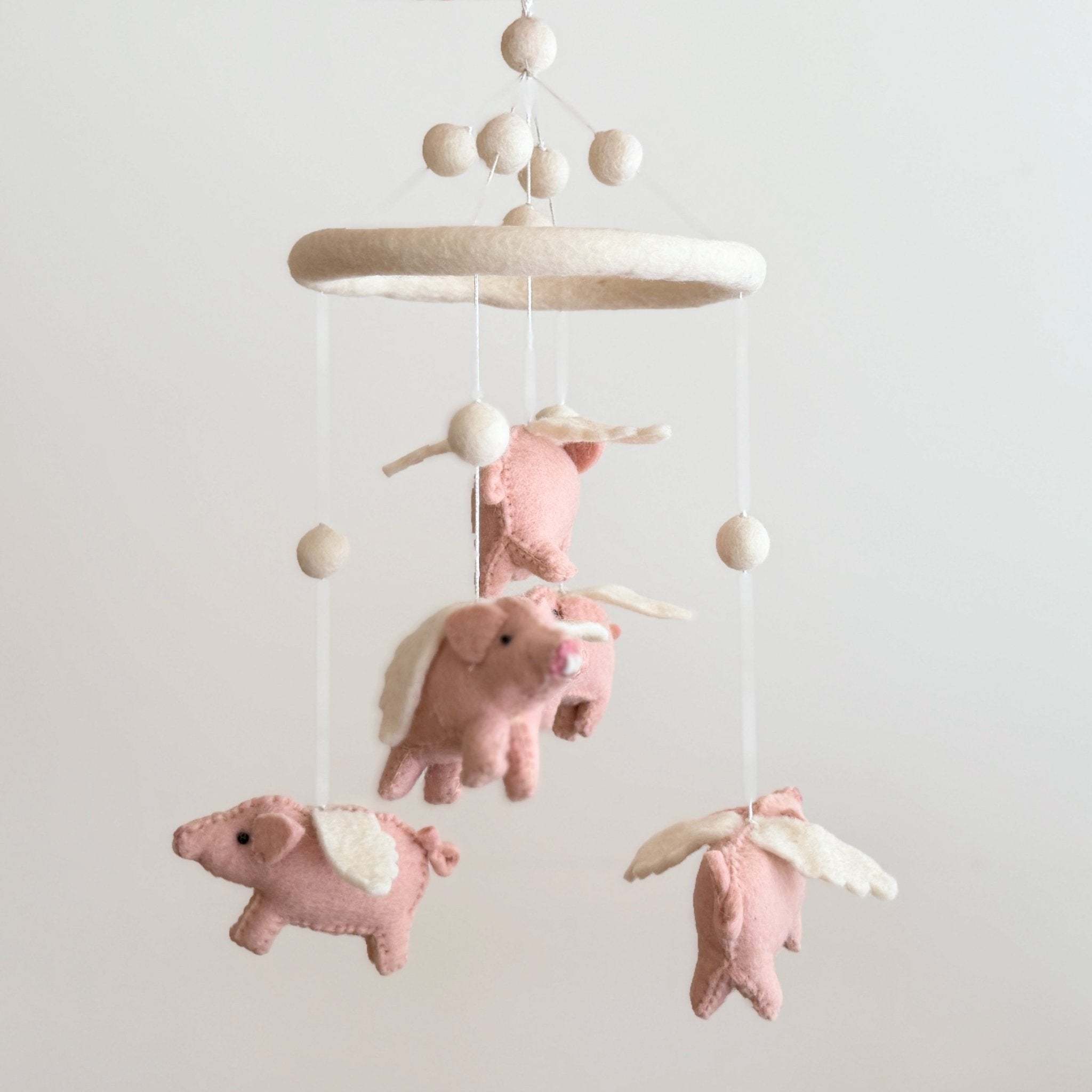 Felt Baby Mobile - Flying Pig - Che Cose Belle