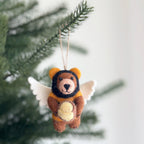 Felt Bee Bear Ornament - Che Cose Belle