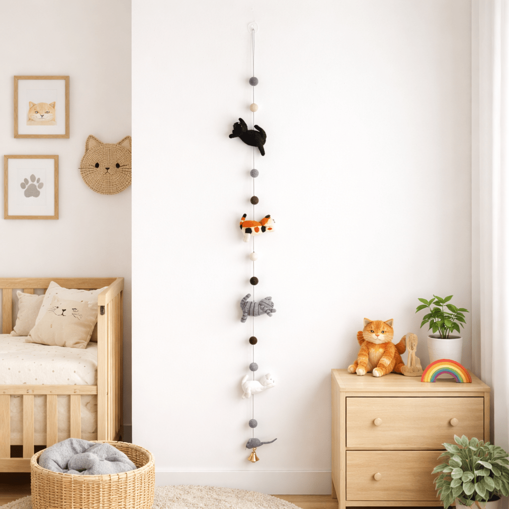 Felt Cat Garland - Che Cose Belle