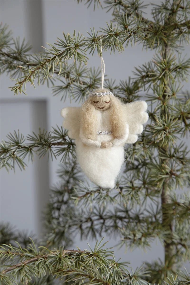 Felt Christmas Tree Decoration - Angel (Gloria) - Che Cose Belle