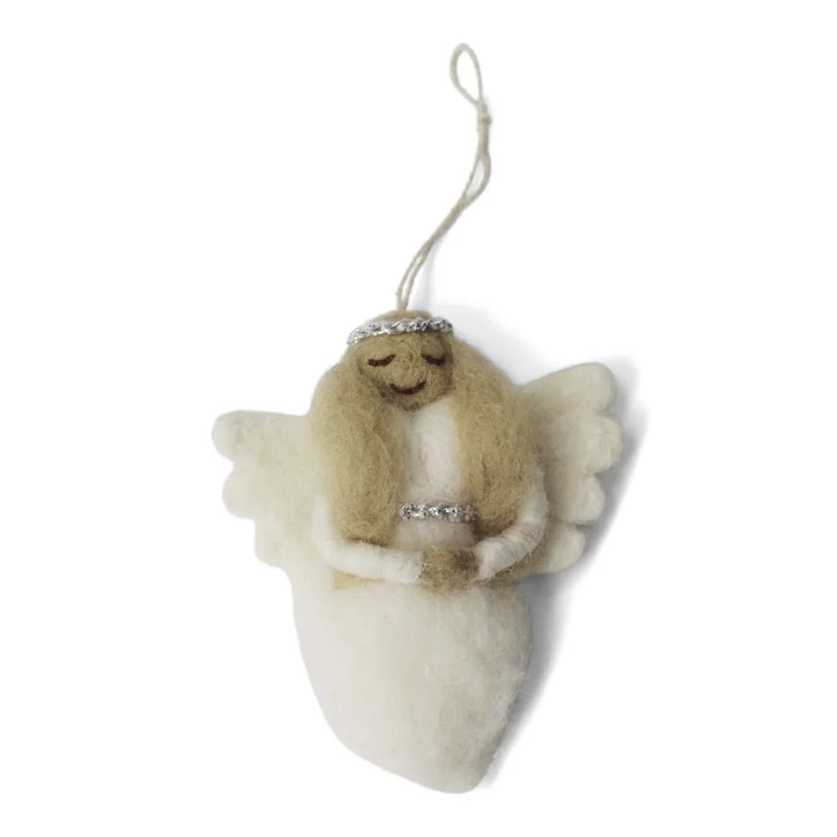 Felt Christmas Tree Decoration - Angel (Gloria) - Che Cose Belle