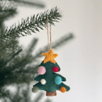Felt Christmas Tree with Star Ornament - Che Cose Belle