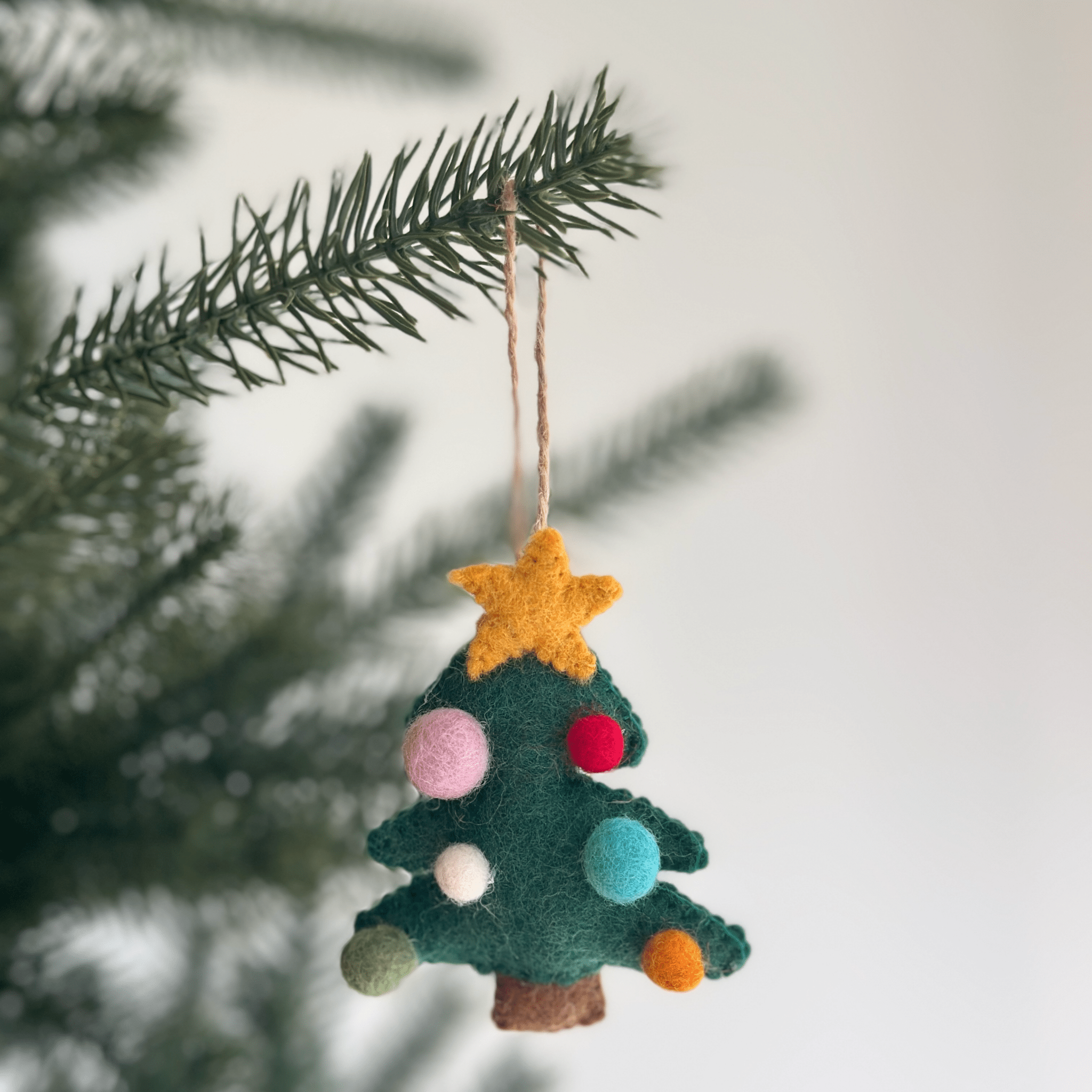 Felt Christmas Tree with Star Ornament - Che Cose Belle