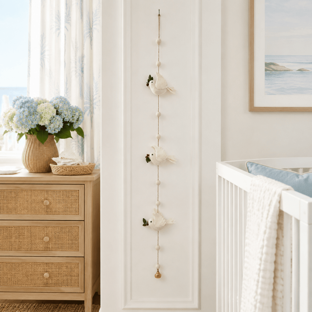 Felt Dove Garland - Che Cose Belle