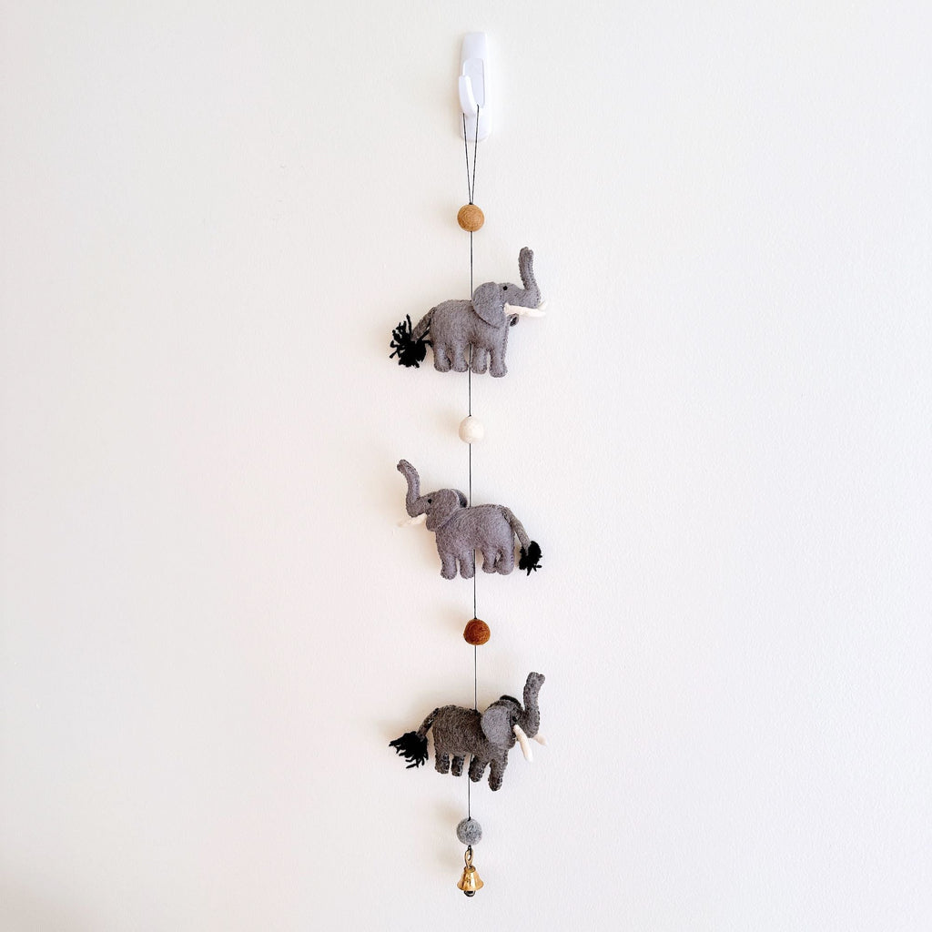 Felt Elephant Garland - Che Cose Belle