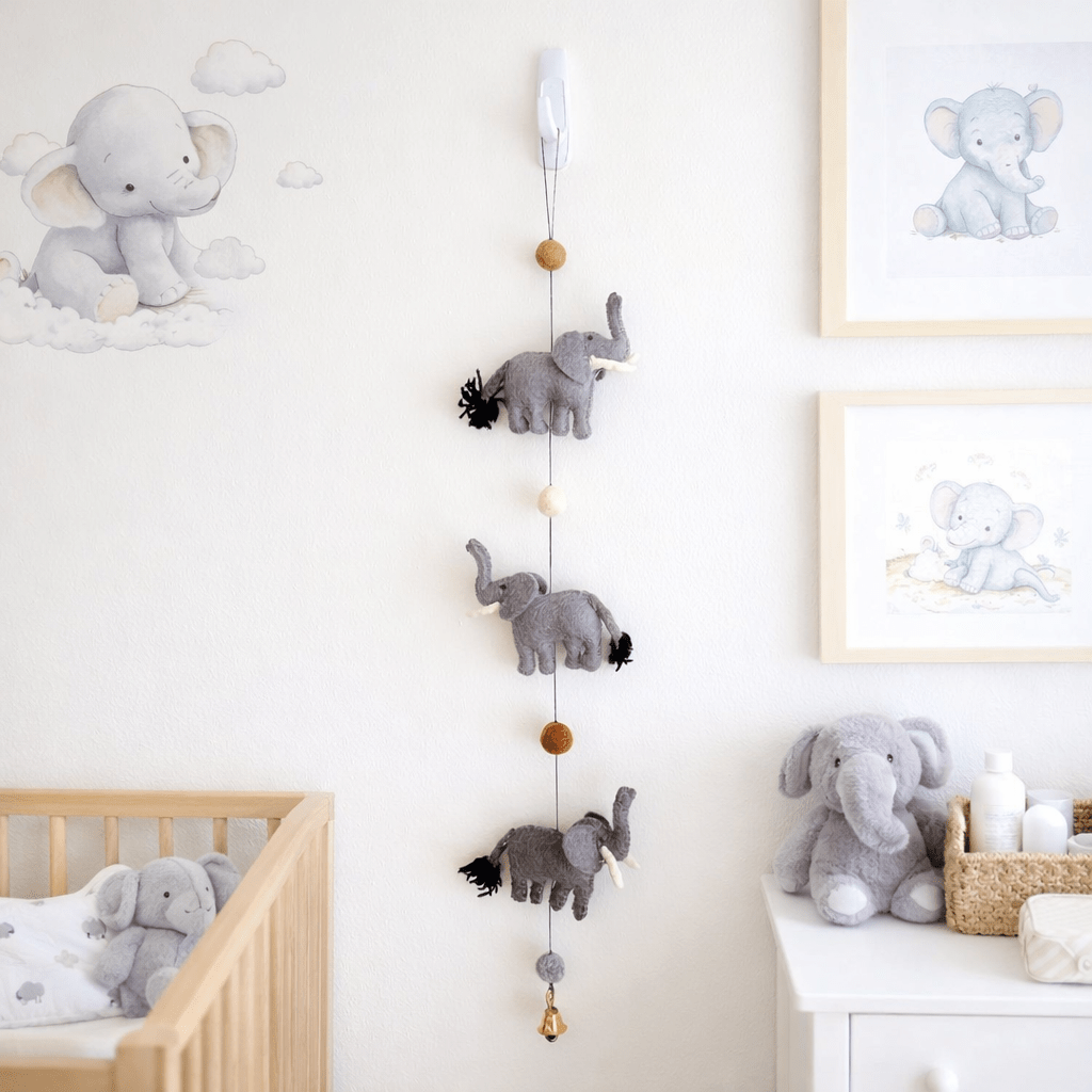 Felt Elephant Garland - Che Cose Belle