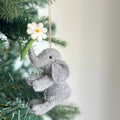 Felt Elephant with Flower Ornament - Che Cose Belle