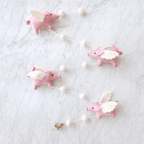 Felt Flying Pig Garland - Che Cose Belle