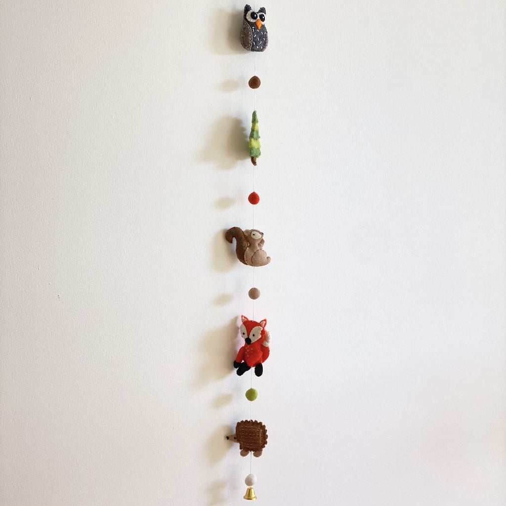 Felt Forest Animal Garland - Che Cose Belle