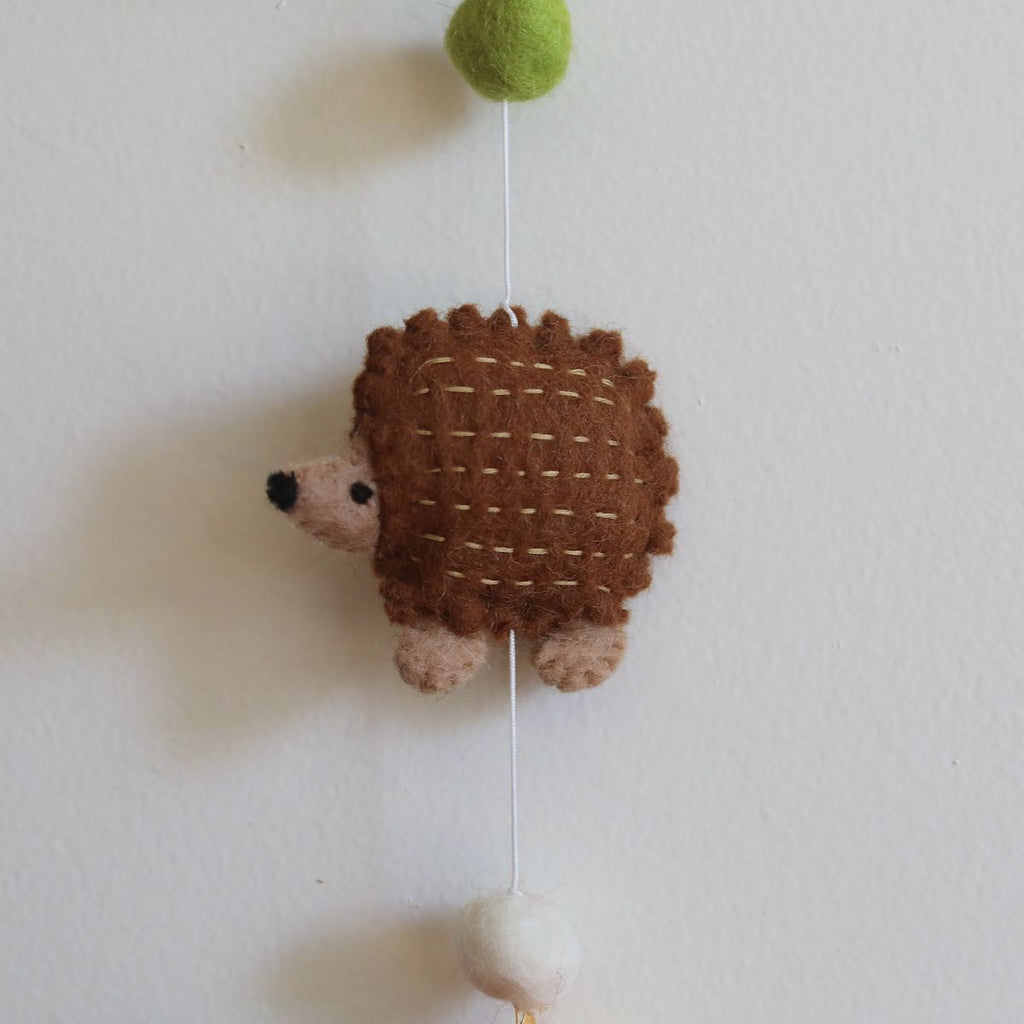 Felt Forest Animal Garland