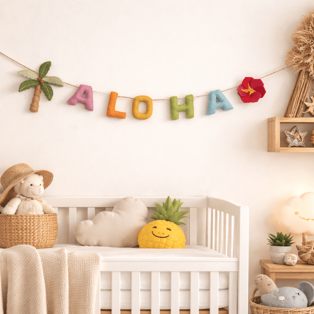 Felt Garland - ALOHA - Che Cose Belle