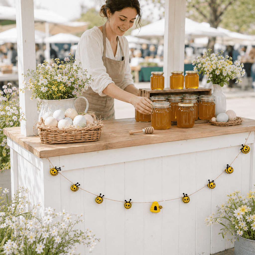 Felt Garland - Bee - Che Cose Belle