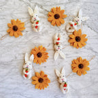 Felt Garland - Bunny & Sunflower - Che Cose Belle