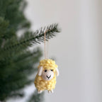Felt Mini Fluffy Sheep Ornament Set of 6 - Pastel Tone - Che Cose Belle