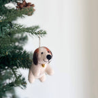 Felt Ornament - Beagle with Bell - Che Cose Belle