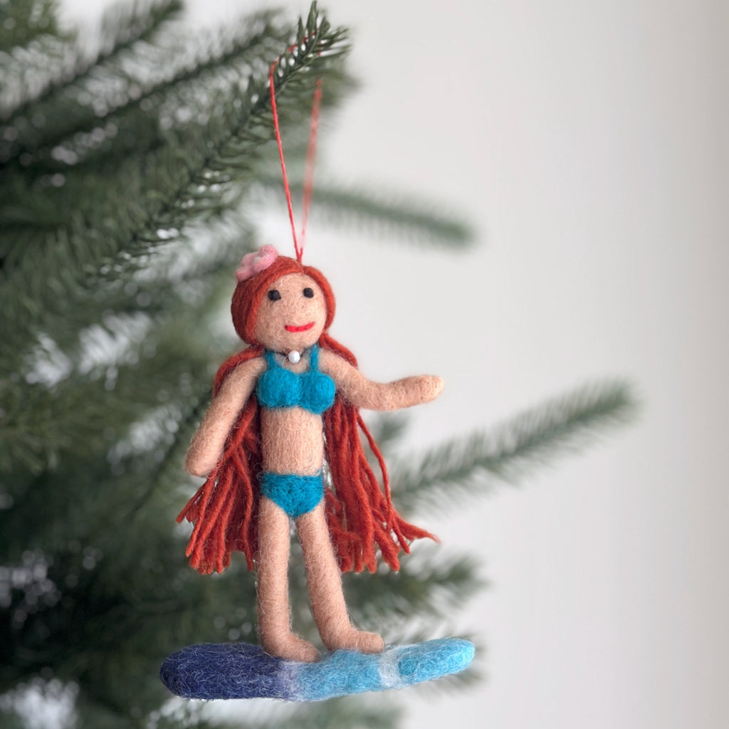 Felt Ornament - Surfer Girl - Che Cose Belle