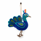 Felt Peacock Ornament - Che Cose Belle