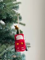 Felt Pickup Truck with Christmas Tree Ornament - Che Cose Belle