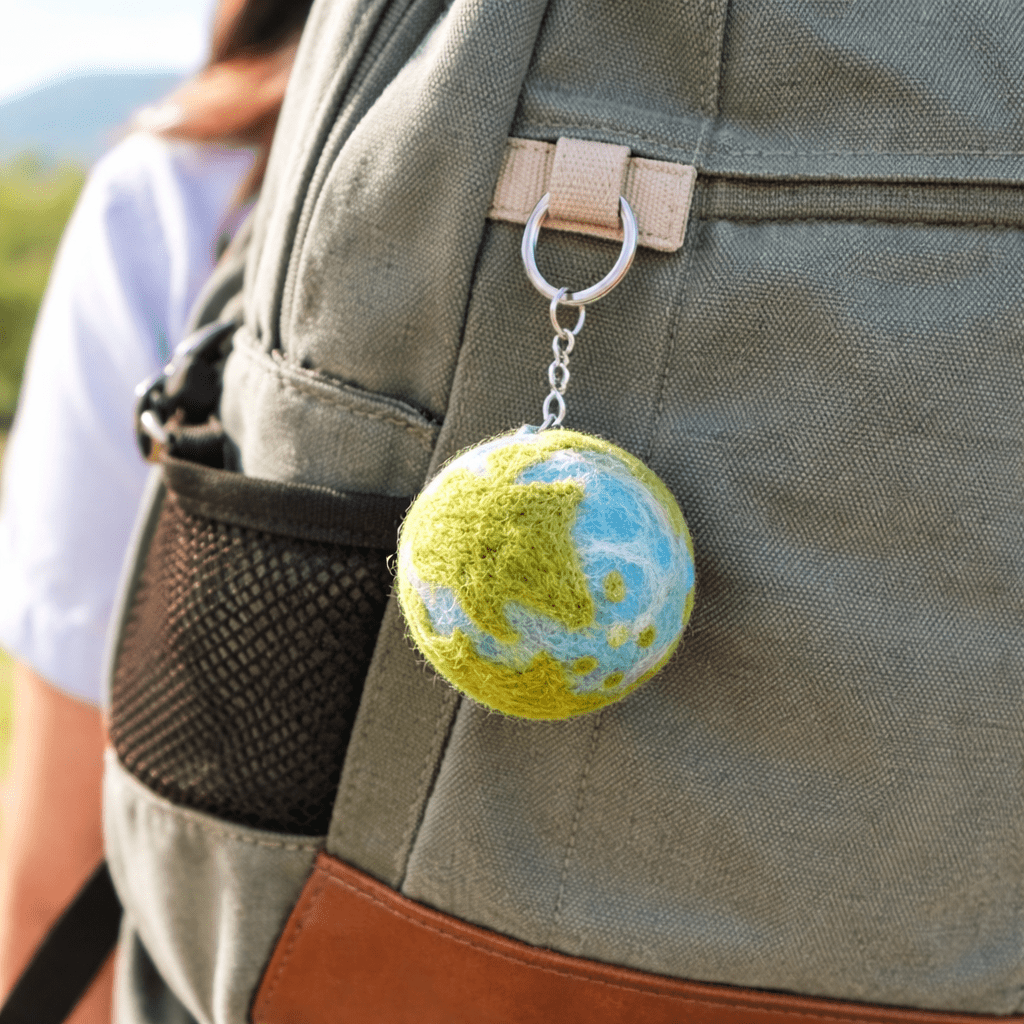 Felt Planet Keychain - For Earth Day! - Che Cose Belle