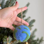 Felt Planet Ornament - For Earth Day! - Che Cose Belle
