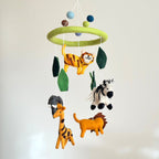 Felt Safari Animal Baby Mobile - Che Cose Belle