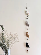 Felt Stitched Cat Garland - Che Cose Belle