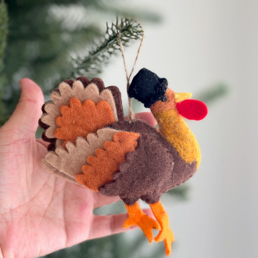 Felt Turkey Ornament - Che Cose Belle