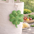 Felt Veggie Keychain - Lucky Clover - Che Cose Belle