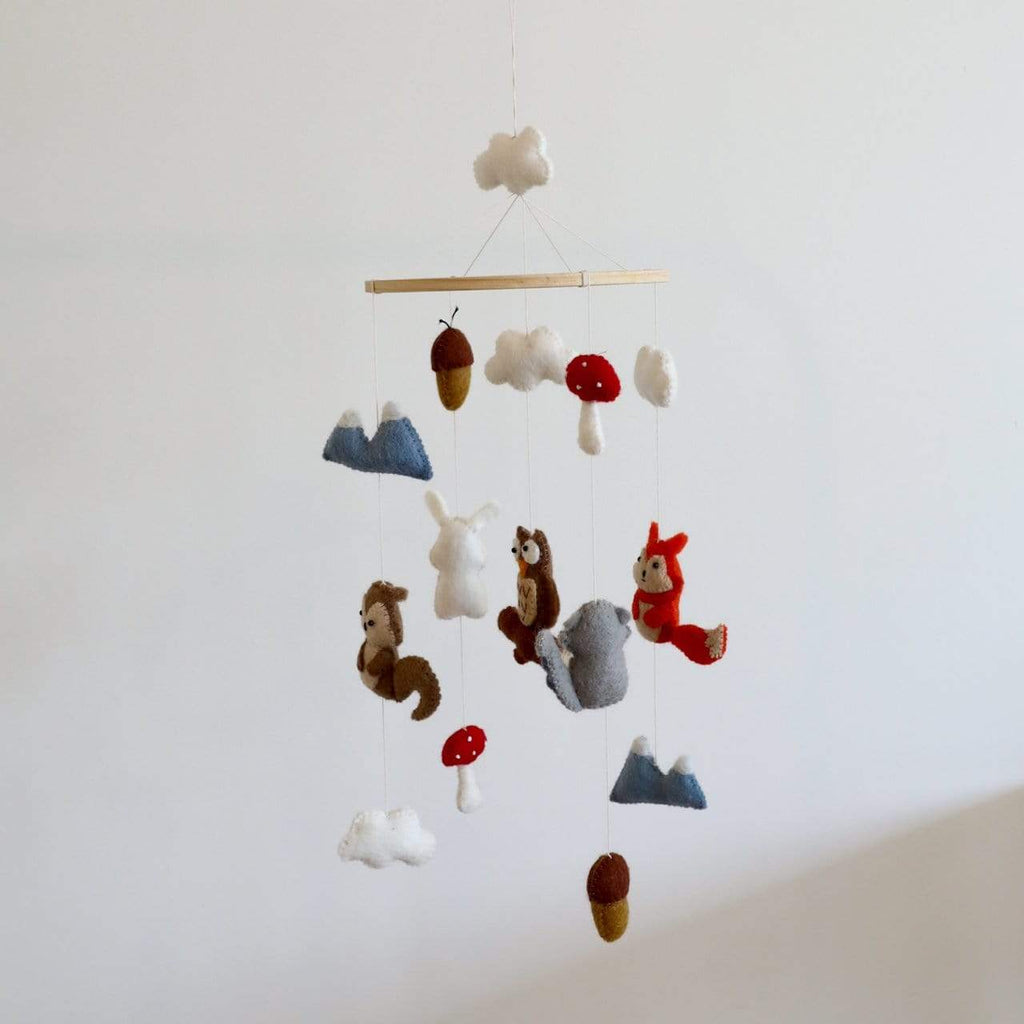 Felt Woodland Animal Baby Mobile - Che Cose Belle