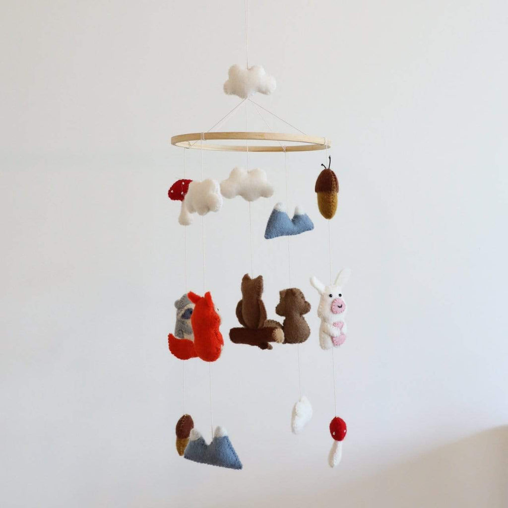 Felt Woodland Animal Baby Mobile - Che Cose Belle