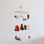 Felt Woodland Animal Baby Mobile - Che Cose Belle