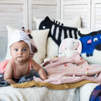 Felted Wool Zebra Throw Pillow - Che Cose Belle