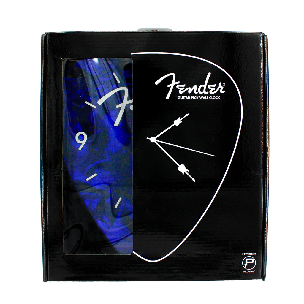 Fender Guitar Pick Wall Clock x Blue - Che Cose Belle