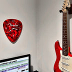 Fender Guitar Pick Wall Clock x Red - Che Cose Belle
