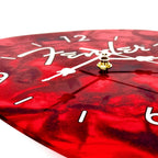 Fender Guitar Pick Wall Clock x Red - Che Cose Belle