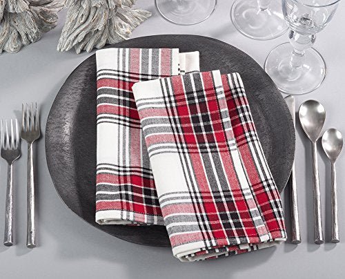 Fennco Styles Classic Plaid Design Tabletop Collection - Che Cose Belle