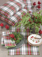 Fennco Styles Classic Plaid Design Tabletop Collection - Che Cose Belle