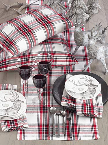 Fennco Styles Classic Plaid Design Tabletop Collection - Che Cose Belle