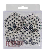 Fennco Styles Rhinestone Crystal Flower Napkin Rings Wedding Holiday Table Decoration - Set of 4 - Che Cose Belle