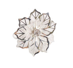 Fennco Styles Rhinestone Crystal Flower Napkin Rings Wedding Holiday Table Decoration - Set of 4 - Che Cose Belle