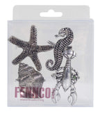 fenncostyles.com Decorative Coastal Sea Creatures Design Napkin Rings - Set of 4 (Sea Creatures) - Che Cose Belle