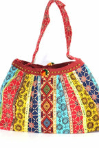 Festival Fireworks Mini Boho Jhola Duffle Bag Cotton