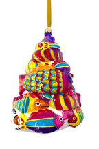 Festival of Fish Tree Glass Ornament - Che Cose Belle