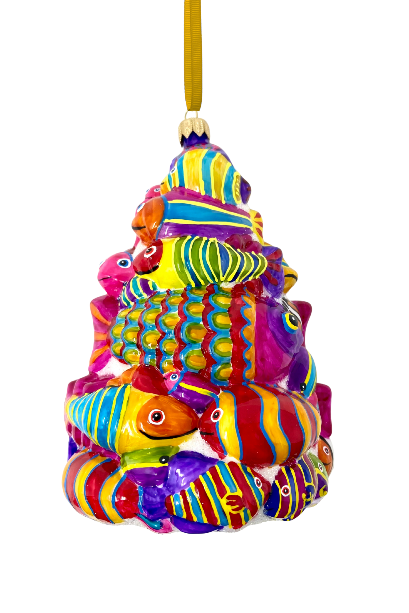 Festival of Fish Tree Glass Ornament - Che Cose Belle
