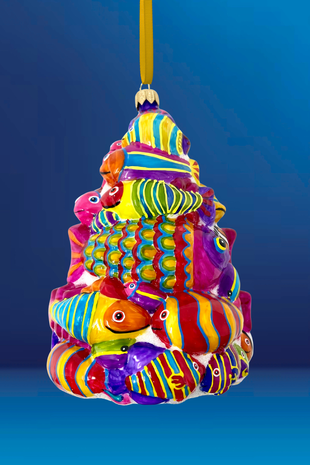Festival of Fish Tree Glass Ornament - Che Cose Belle