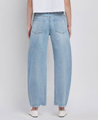 Lovervet by VERVET High Rise Barrel Leg Jeans