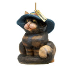 Fifield Halloween Cat Sculpted Hand-Painted Christmas Figurine by G. DeBrekht - Christmas Santa Snowman Decor - 654111 - Che Cose Belle